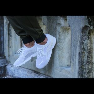 RARE - Adidas Racer Lite All White 10.5US